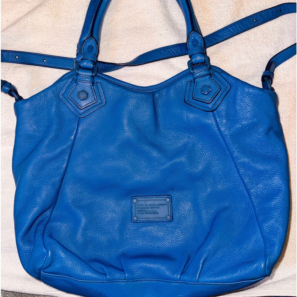Marc by Marc Jacobs Electro Q Fran (Electric Blue Lemonade) Shoulder Handbag